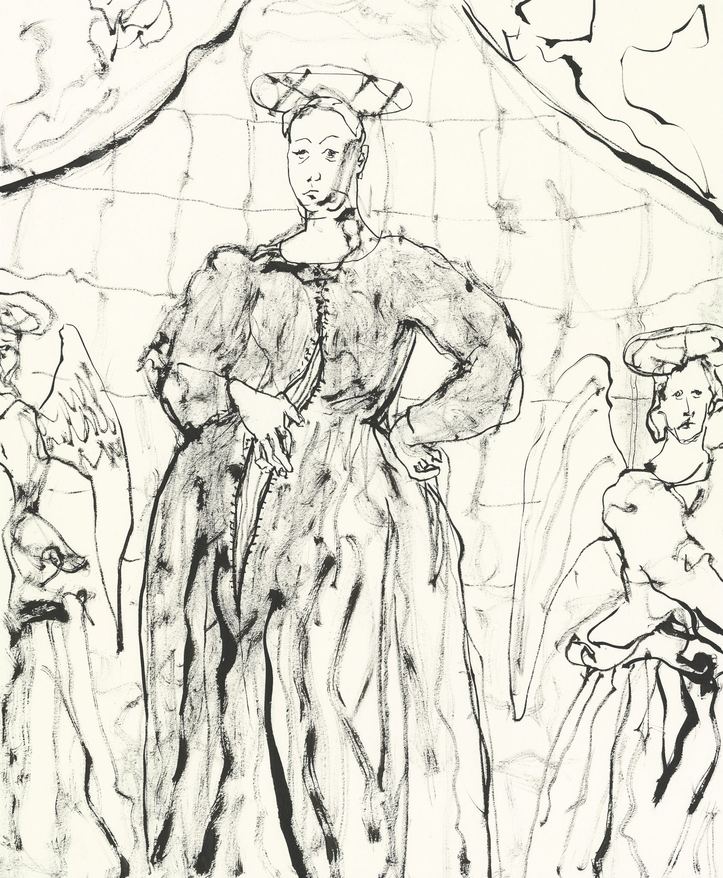 After Piero Della Francesca's Madonna del Parto 2 (c 1455)