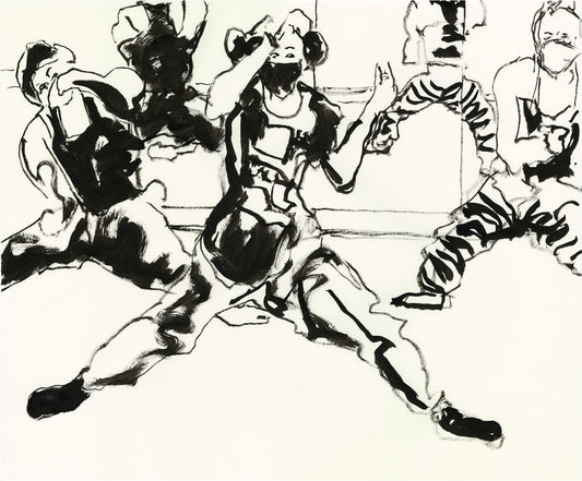 Dancers Driving Reflected