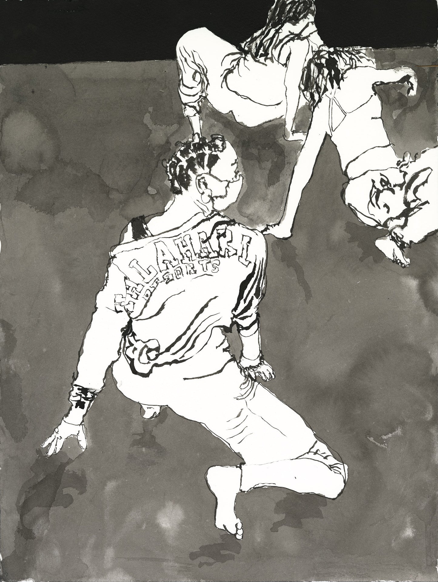 Three Dancers Floor Work