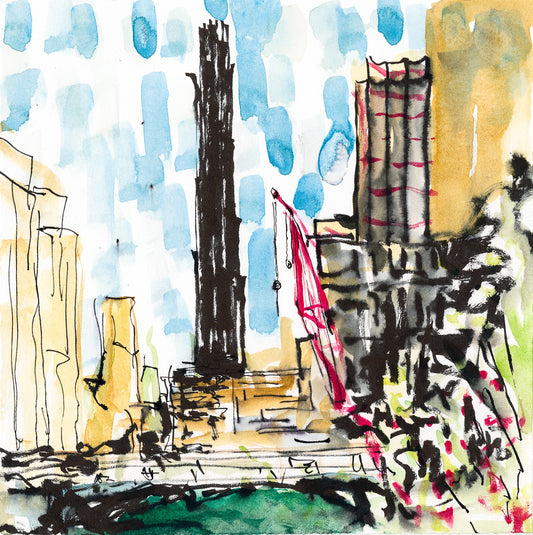 Black Tower, Red Crane